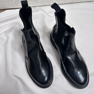 Dr Martens Women's Faun Chelsea Patent Boots 8
